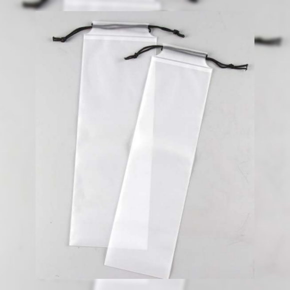 Frosted Poly Drawstring Bags - Picture 4 of 4